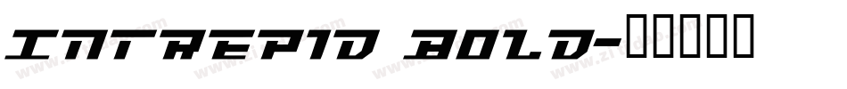 Intrepid Bold字体转换